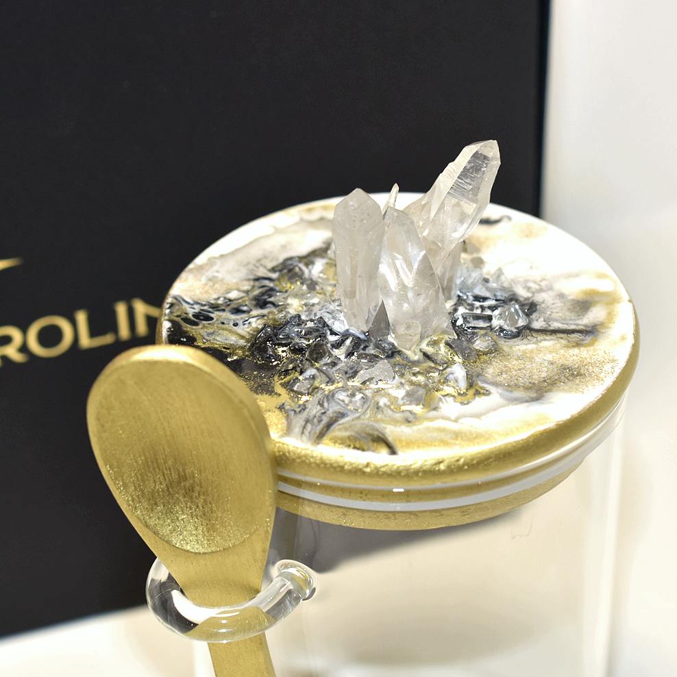 Jar with gold Incanto spoon