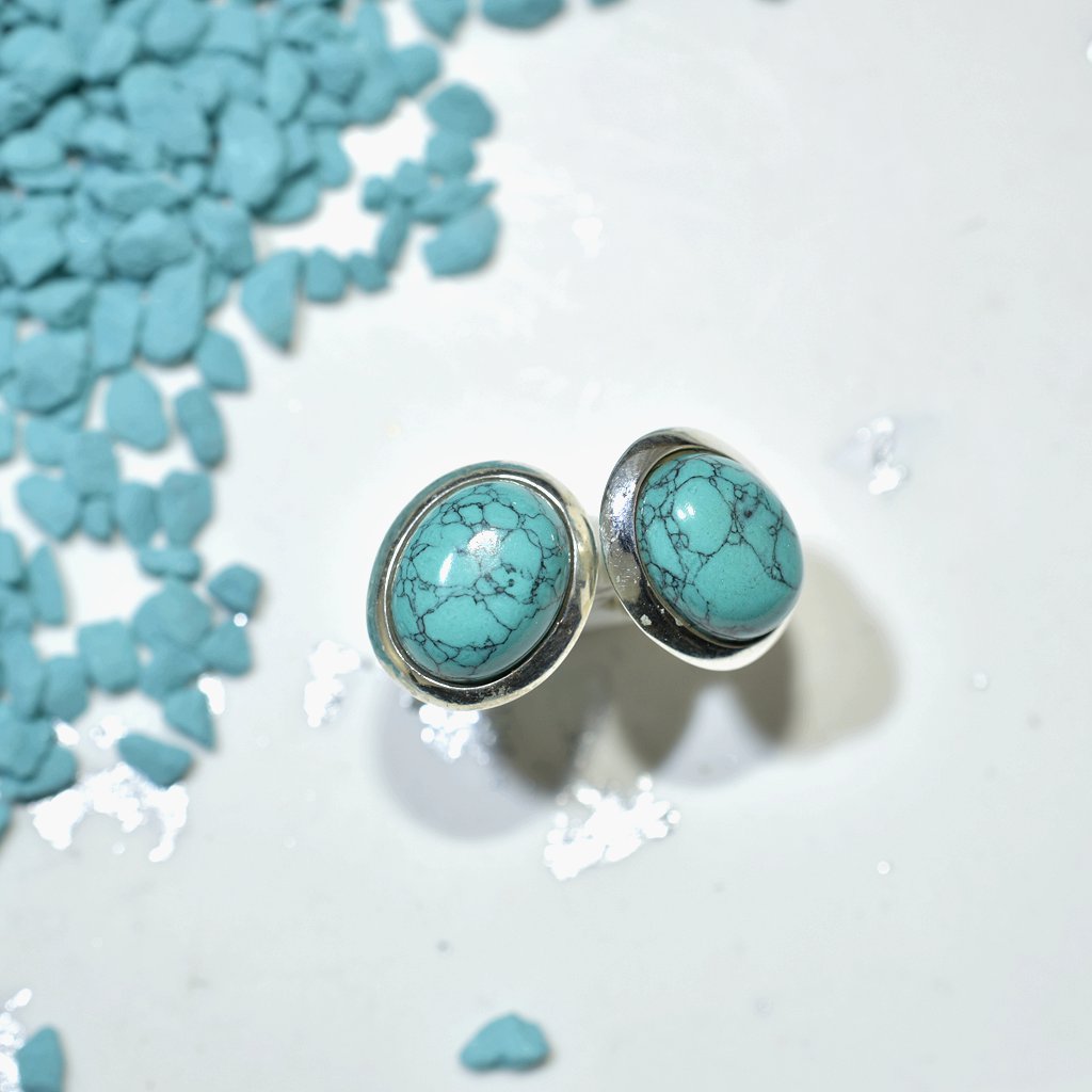 Light Earring with Turquoise