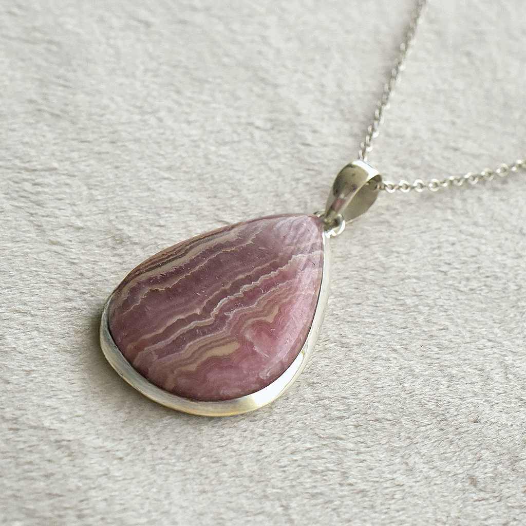 Rhodochrosite Lux Pendant