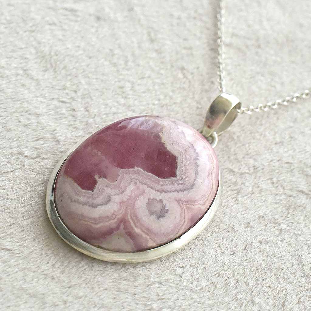 Rhodochrosite Lux Pendant